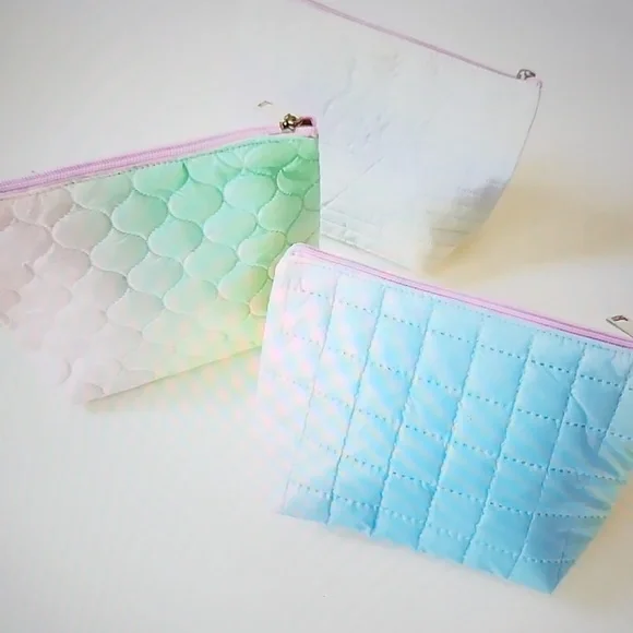 Boys Lie Purple Tie-Dye Tote with Pastel Cosmetic  Pouches - Picture 11 of 16